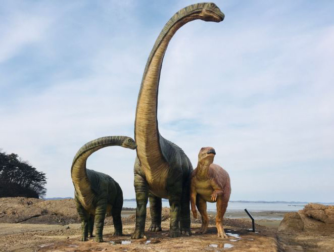 공룡발자국이 발견된 학성리 ‘맨삽지’